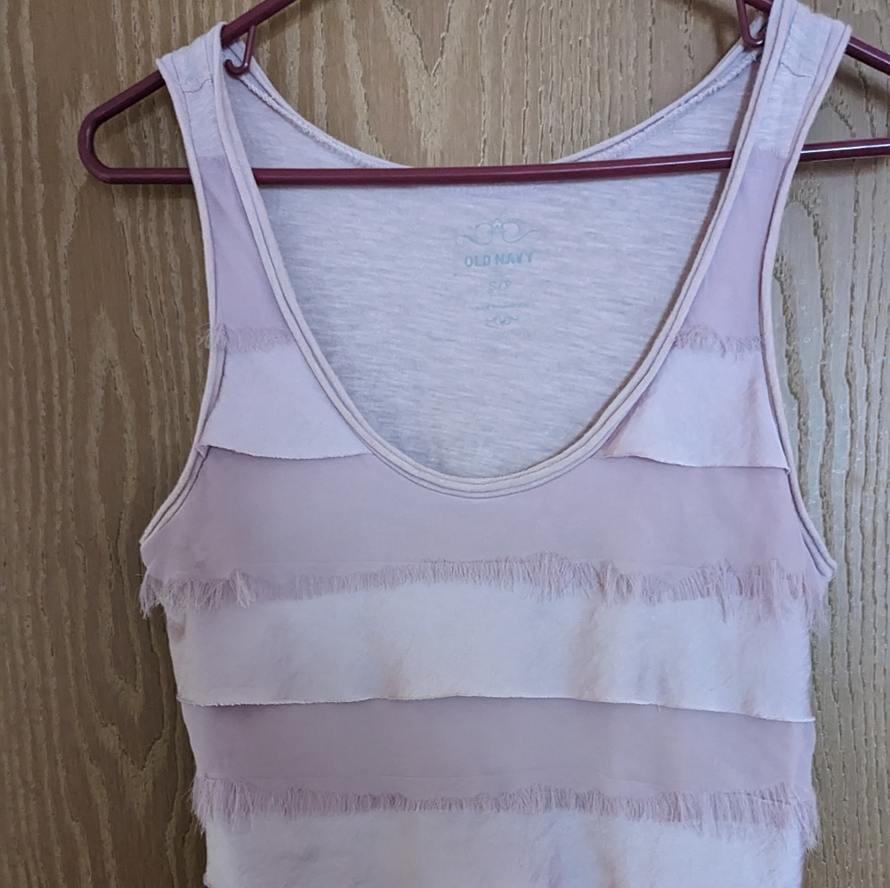 Old Navy Pink / Blush Sleeveless top - Small FINAL SALE!!